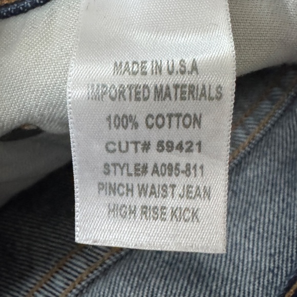 Agolde Pinch Waist High Rise Kick Jeans - 28 - Picture 10 of 10